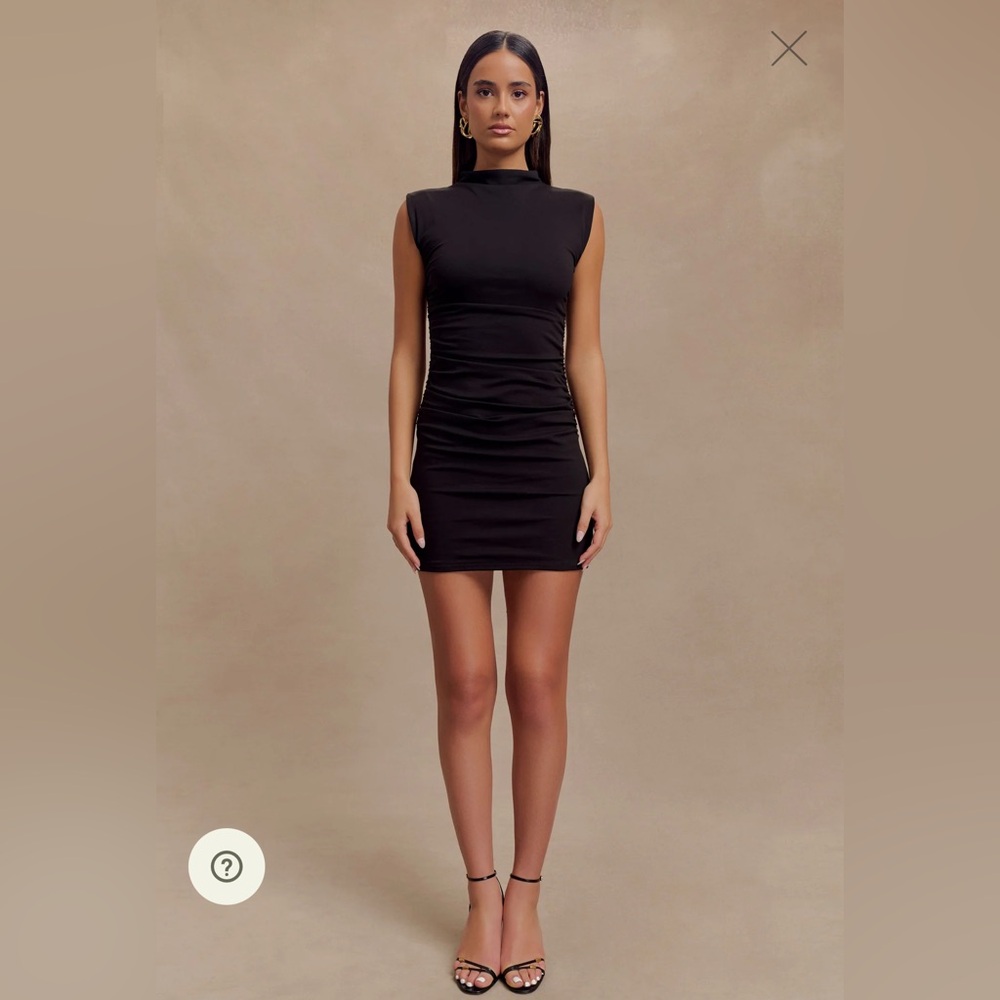 NWT Meshki Elliot High Neck Sleeveless Mini